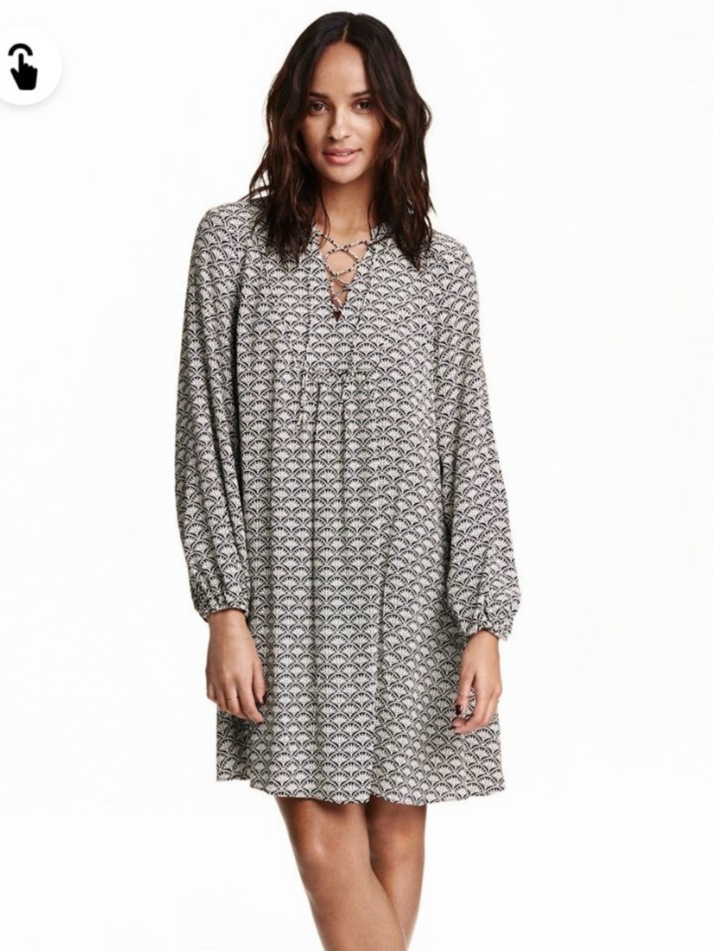 H&M Lace Up Dress